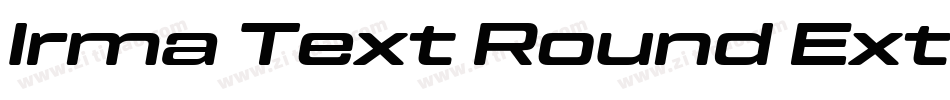 Irma Text Round Ext字体转换